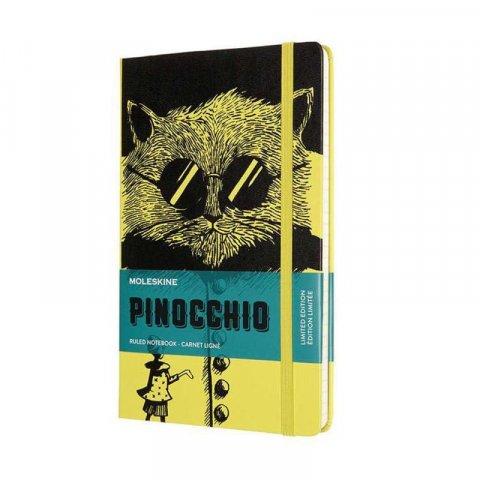 neuveden: Moleskine Pinocchio zápisník The cat L, linkovaný