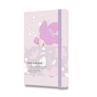 neuveden: Moleskine Sakura zápisník S, linkovaný
