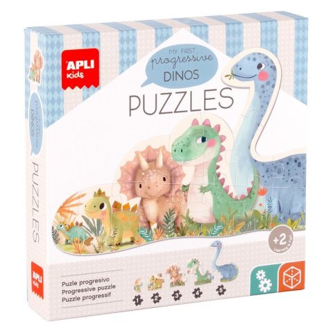 neuveden: APLI edukační puzzle - My First Dinos, 15 ks