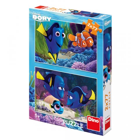 neuveden: Hledá se Dory: puzzle 2x77 dílků neuveden: Hledá se Dory: puzzle 2x77 dílků