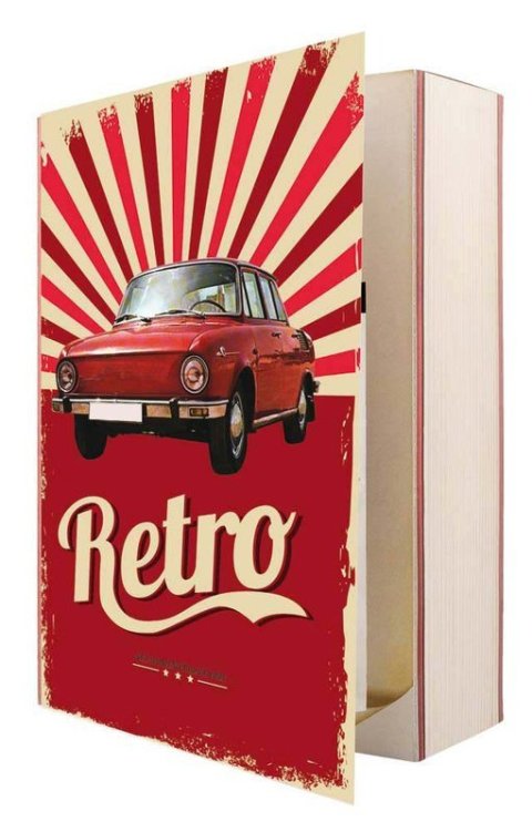 : Kosmetická sada Kniha retro - sprchový gel 250 ml a vlasový šampon 250 ml