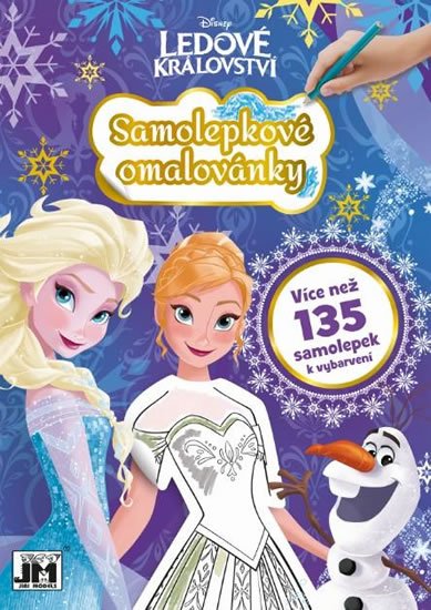 neuveden: Ledové královstv - Samolepkové omalovánky