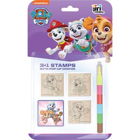 neuveden: Razítka 3+1 s voskovkou Tlapková patrola Skye