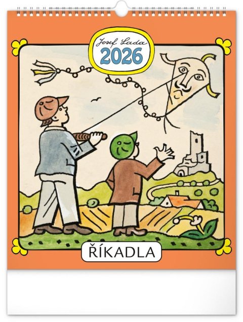 neuveden: Kalendář 2026 nástěnný: Josef Lada - Říkadla, 30 x 34 cm neuveden: Kalendář 2026 nástěnný: Josef Lada - Říkadla, 30 x 34 cm