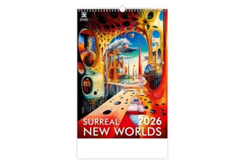 neuveden: Kalendář nástěnný 2026 - Surreal Worlds