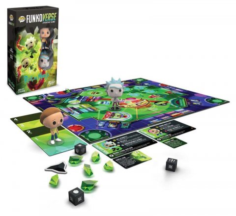 neuveden: Funkoverse POP: Rick and Morty - samostatně hratelná desková hra (v anglick