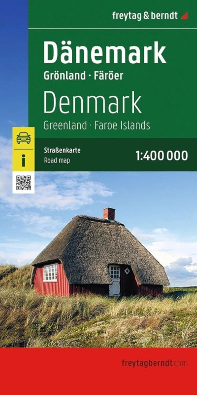 : Dánsko (Grónsko, Faerské ostrovy) 1:400 000 / automapa
