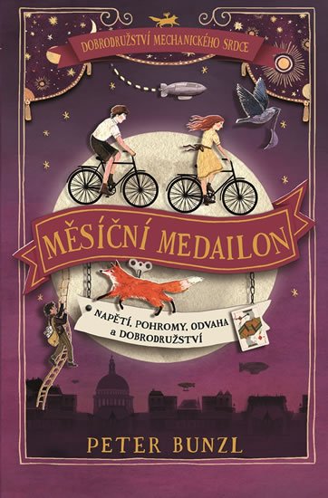 Bunzl Peter: Měsíční medailon Bunzl Peter: Měsíční medailon