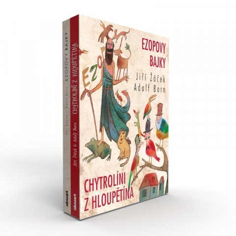 Žáček Jiří: Ezopovy bajky / Chytrolíni z Hloupětína (BOX 2 knihy) Žáček Jiří: Ezopovy bajky / Chytrolíni z Hloupětína (BOX 2 knihy)