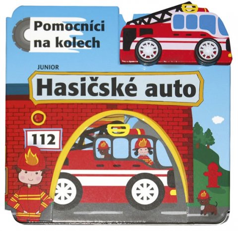 kolektiv autorů: Hasičské auto - Pomocníci na kolech + dřevěné, ekologicky nezávadné autíčko kolektiv autorů: Hasičské auto - Pomocníci na kolech + dřevěné, ekologicky nezávadné autíčko