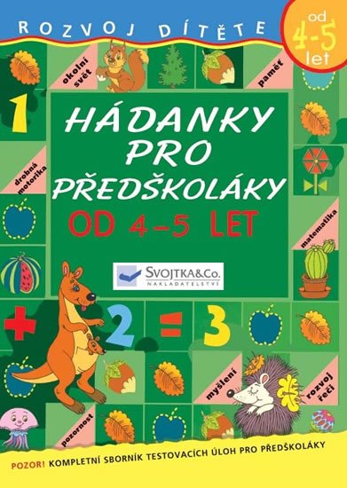 neuveden: Hádanky pro předškoláky od 4-5 let