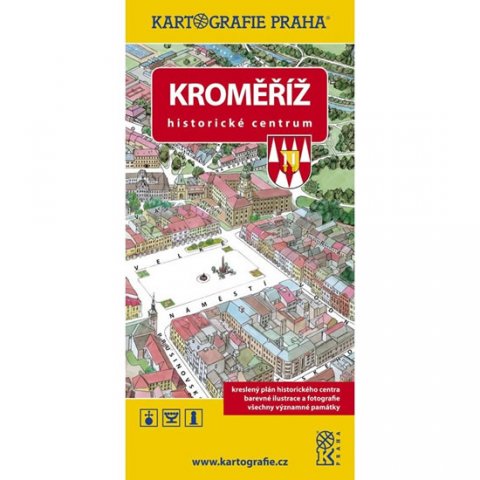 neuveden: Kroměříž - Historické centrum/Kreslený plán města neuveden: Kroměříž - Historické centrum/Kreslený plán města