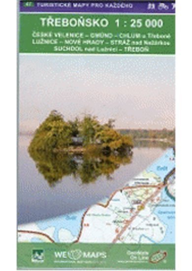 neuveden: Třeboňsko 1:25T /47 Turistické mapy pro každého