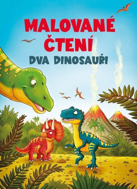 neuveden: Malované čtení Dva dinosauři