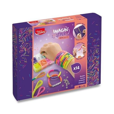 neuveden: Maped Kreativní sada Imagin´Style Bracelets - Neon