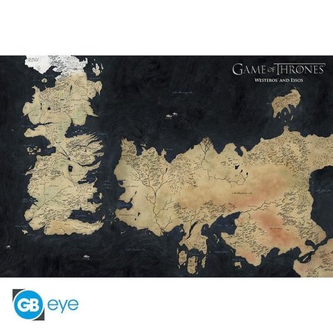neuveden: Game of Thrones Plakát Maxi - Západozemí 91,5 x 61 cm