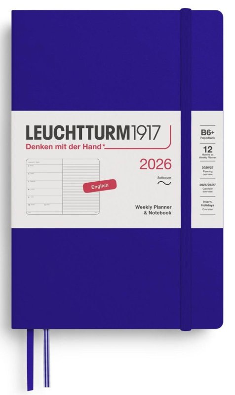 neuveden: Weekly Planner & Notebook 2026 Paperback (B6+) Ink neuveden: Weekly Planner & Notebook 2026 Paperback (B6+) Ink