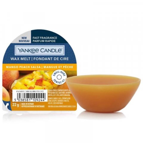 neuveden: YANKEE CANDLE Mango Peach Salsa vonný vosk 22g