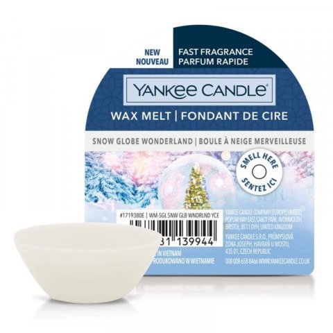 neuveden: YANKEE CANDLE Snow Globe Wonderland vonný vosk 22g