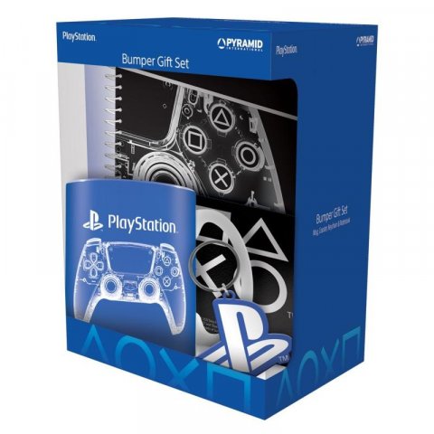 neuveden: Playstation Dárkový set X-Ray (hrnek + klíčenka + blok)