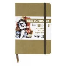 : Skicovací blok Khaki A6 140g 80 listů