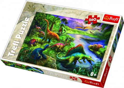 neuveden: Trefl Puzzle Dinosauři / 260 dílků