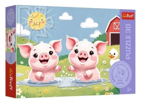 -: Puzzle Šťastný život na venkově 30 dílků