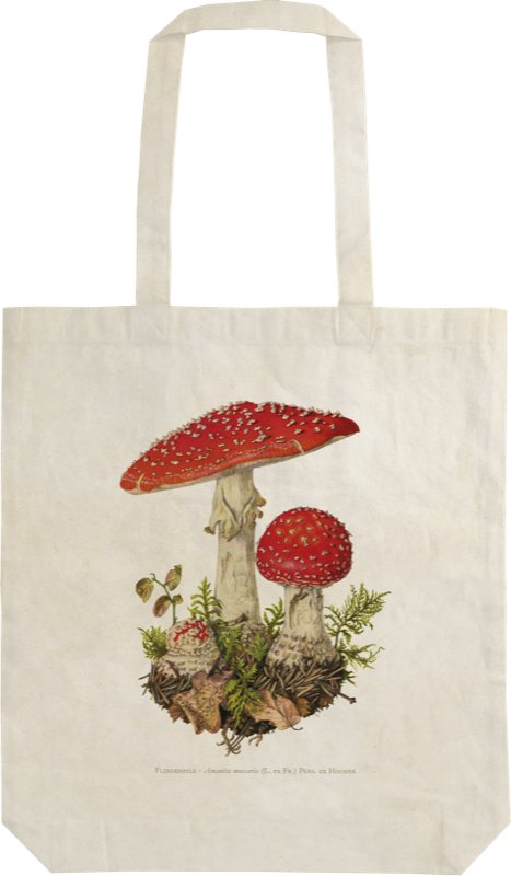-: Látková taška Mushroom forest