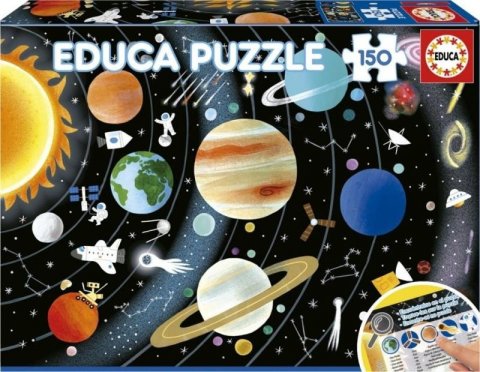 neuveden: Puzzle Sluneční soustava 150 dílků