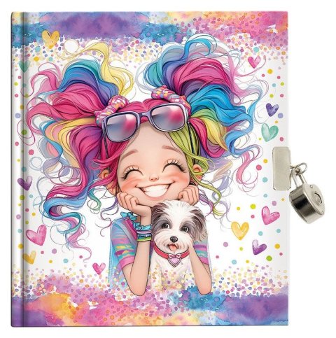 : Zápisník se zámkem Rainbow Ella