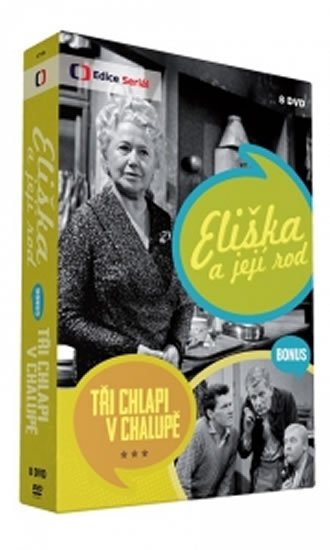 neuveden: Eliška a její rod + bonus Tři chlapi v chalupě - 8 DVD