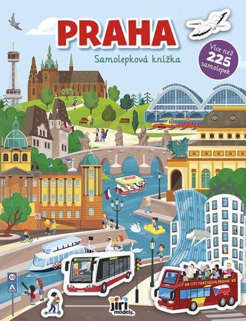 neuveden: Praha - Samolepková knížka