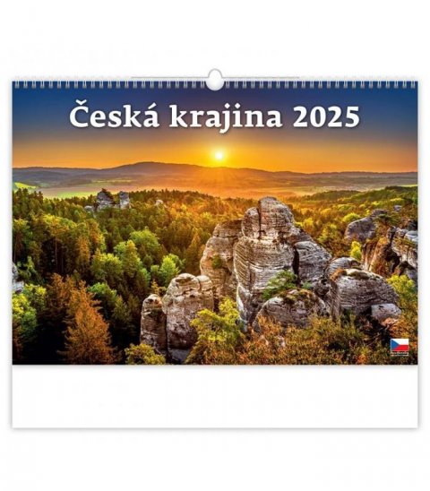 neuveden: Kalendář nástěnný 2025 - Česká krajina