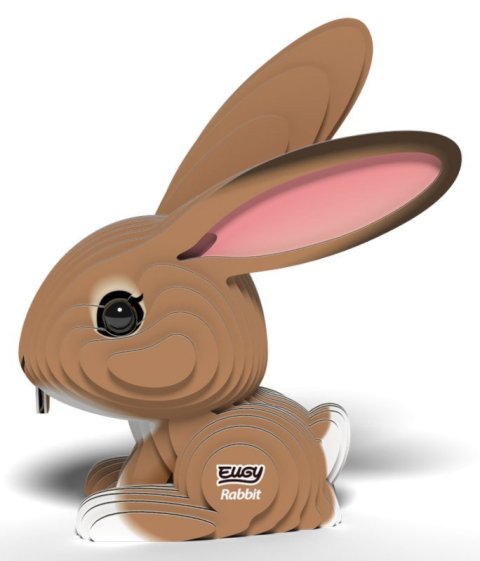 : EUGY 3D kartonová skládačka - Králík