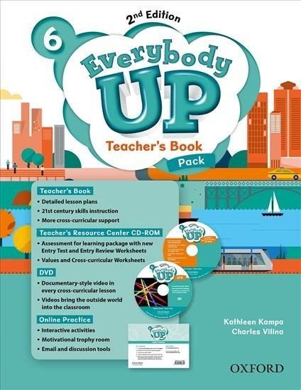 Kampa Kathleen: Everybody Up 6 Teacher´s Book Pack with DVD, Online Practice and Teacher´s 