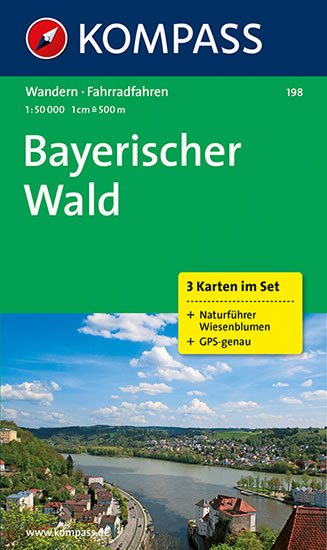 neuveden: Bayerischer Wald 198 ,3 mapy / 1:50T NKOM