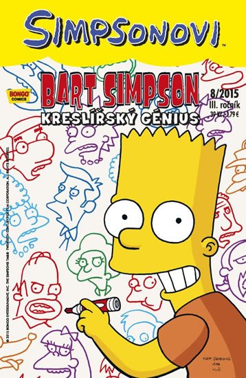 Groening Matt: Simpsonovi - Bart Simpson 8/2015 - Kreslířský génius