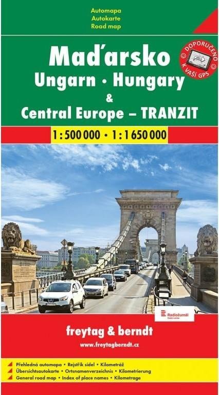 neuveden: Maďarsko automapa 1:500 000