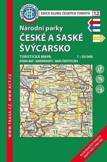 neuveden: KČT 12 Národní parky - České a Saské Švýcarsko