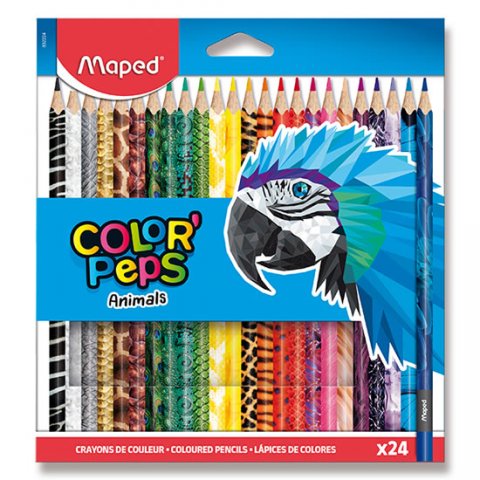 neuveden: Maped - Pastelky Color´Peps Animals 24 ks