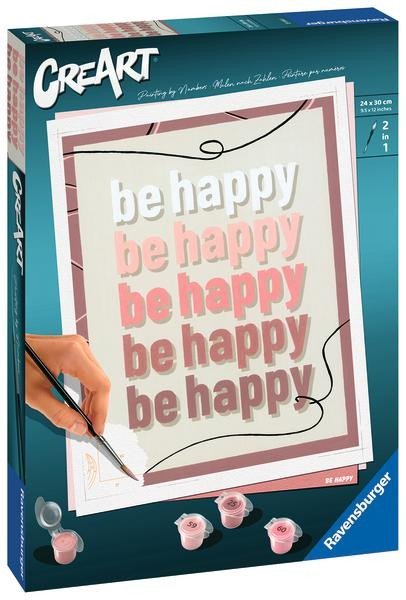 neuveden: CreArt Buď šťastný: Be happy