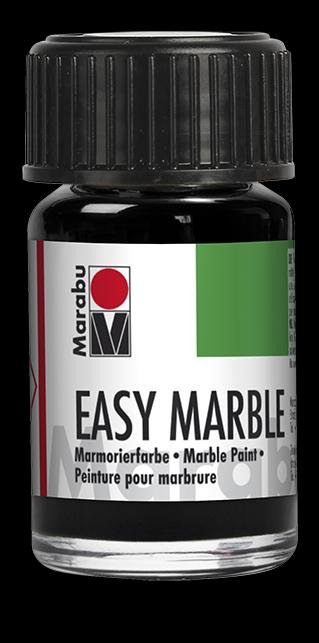 neuveden: Marabu Mramorovací barva - Černá 15 ml