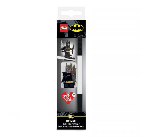 neuveden: LEGO® DC Comics Gelové pero s minifigurkou - Batman, černé
