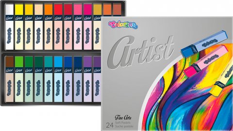 neuveden: Artist - suché pastely 24 barev