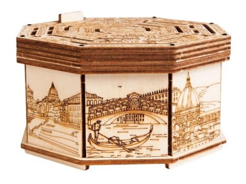 neuveden: Dřevěný hlavolam - Secret Maze Box