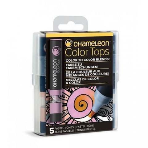 neuveden: Set Chameleon Color Tops, 5ks - pastelové tóny