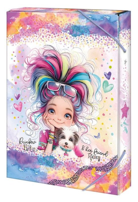 : Box na sešity A4 Rainbow Ella