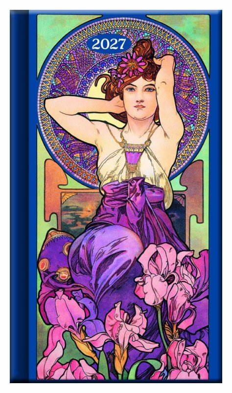 : Kapesní diář 2027 - MUCHA (A6)