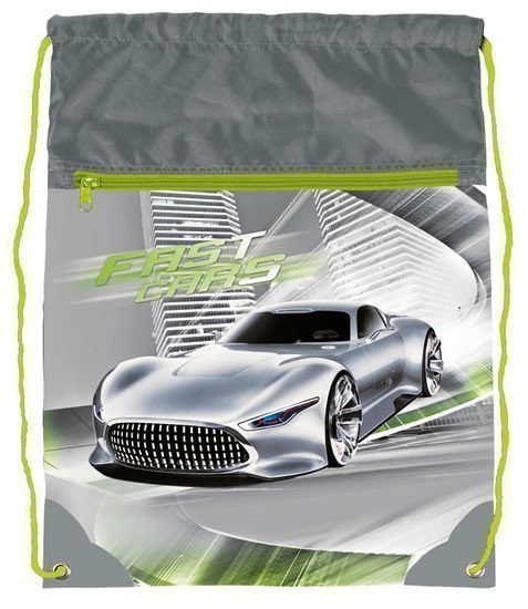neuveden: Sáček na cvičky - Fast Cars