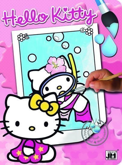 neuveden: Hello Kitty 1 - Vodové omalovánky A4